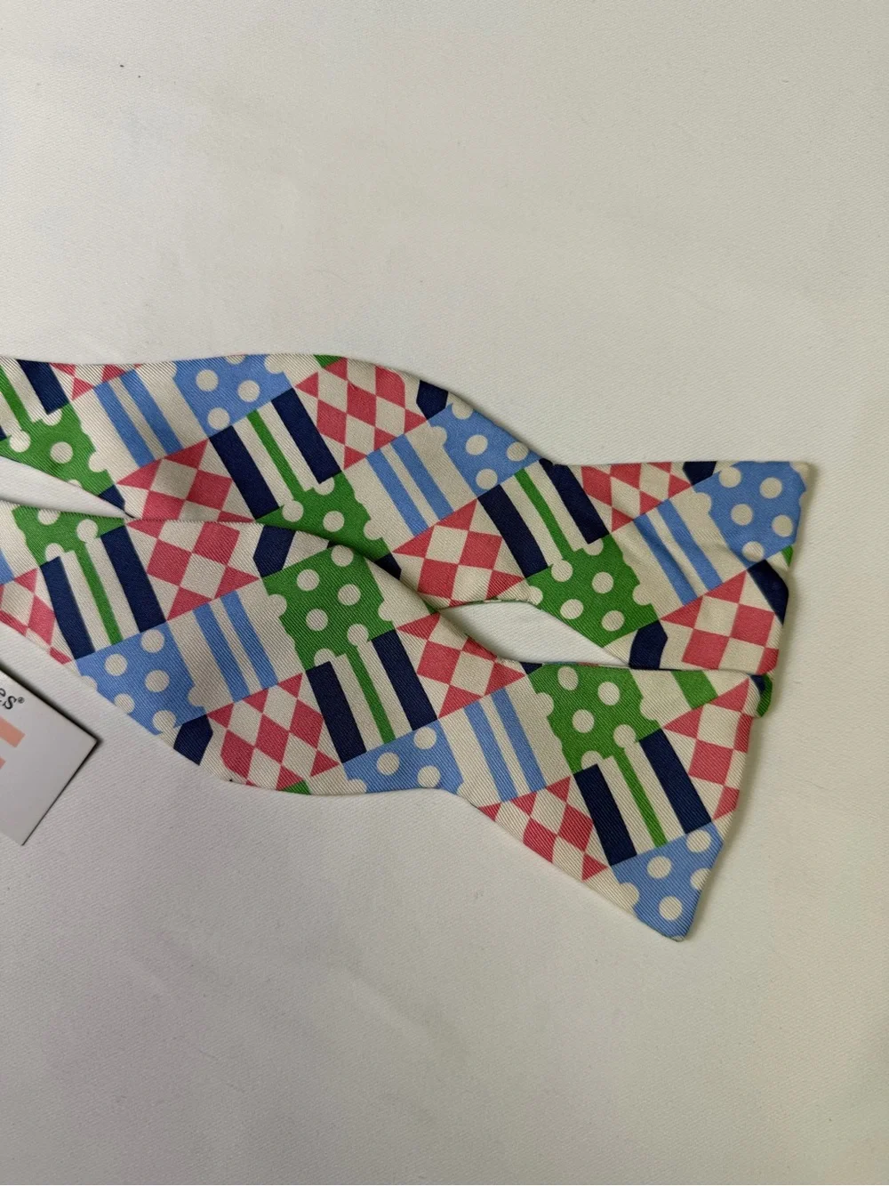 Vineyard Vines Multicolor Patterned Kentucky Derby Styled Bow Tie